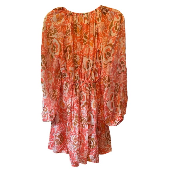 NWT Tanya Taylor’s Balloon Sleeve York Minidress. Color Guavm Multi. Size 0 - Picture 3 of 16